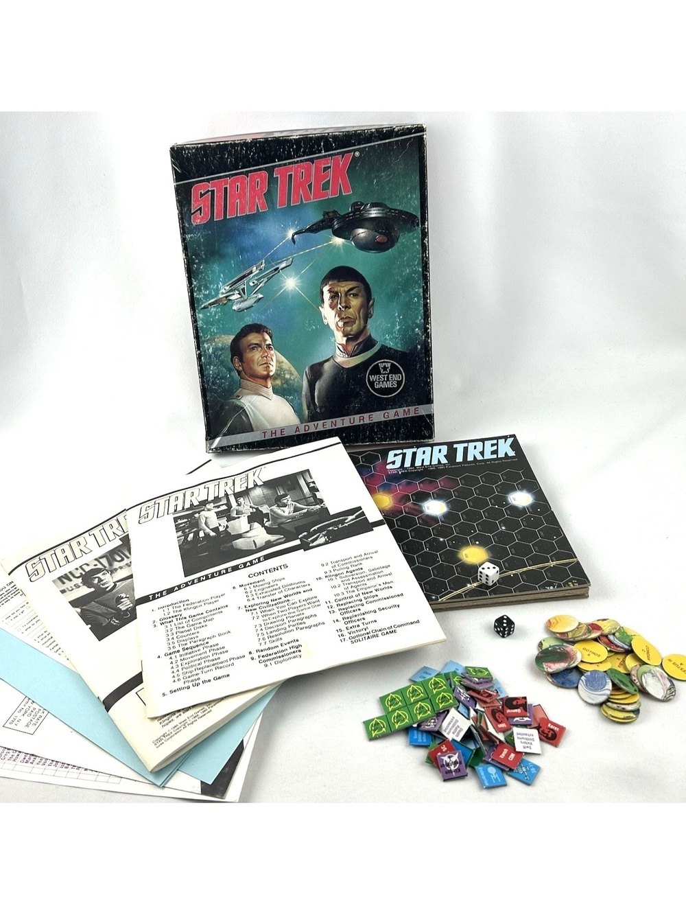 Vintage Star Trek The Adventure Game West End Games 1985 **Complete**